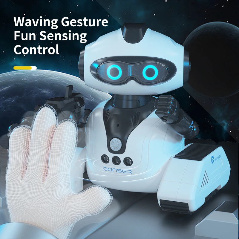 Robot Toy Remote Control Robot Toy JJRC RC Robot Toys 2.4G Remote Control Intelligent With Sound Action Figure Ball Kid Toys for Children Gift