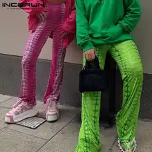 

Stylish All-match New Men Trousers Casual Streetwear Polka Dots Pantalons High Waist Fashion Loose Long Pants S-5XL INCERUN 2022