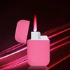 Creative Pink Flame Pocket Lighter Windproof Strong Fire Power Cute Lighter More Patterns Avialable Smoking Accessories 2