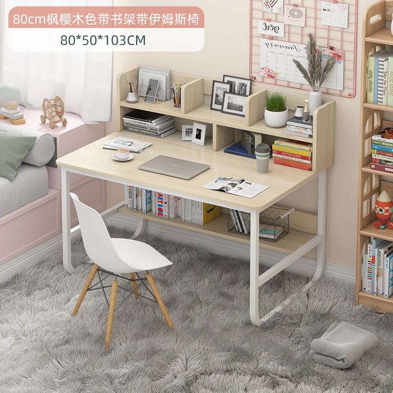 Desk Bookshelf Integrated Computer Office Table Girl Bedroom and Household Simple Writing Study Table and Chair Office Furniture hot Office Furniture