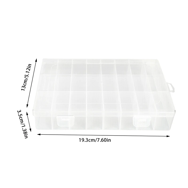 5 Scatole Portaoggetti In Plastica Trasparente Con 15 Scomparti Regolabili, Per Esche Da Pesca, Ami, Gioielli, Perline E Accessori