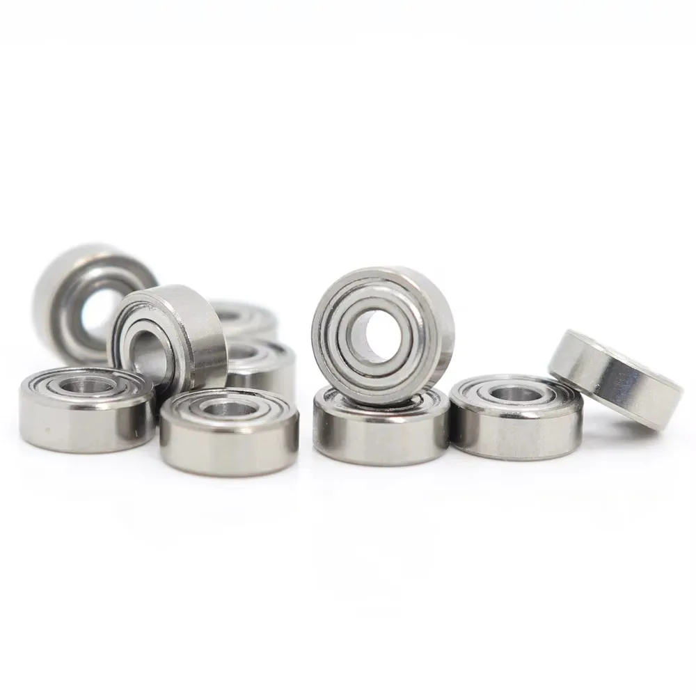 Stainless Steel Ball Bearings MR52 MR63 MR74 MR83 MR84 MR85 MR93 MR95 MR104 MR105 MR115 MR117 MR126 MR128 MR137 MR148 10PCS ball bearings,miniature bearings,mini ball bearing