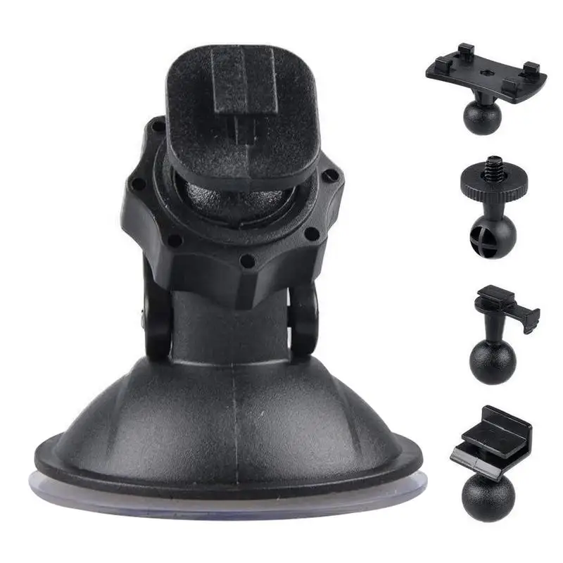 

Car Mount For Camera Universal Suction Cup Mount For Camera With 5 Adapters Multifunctional Car Accessories Versatile Mount