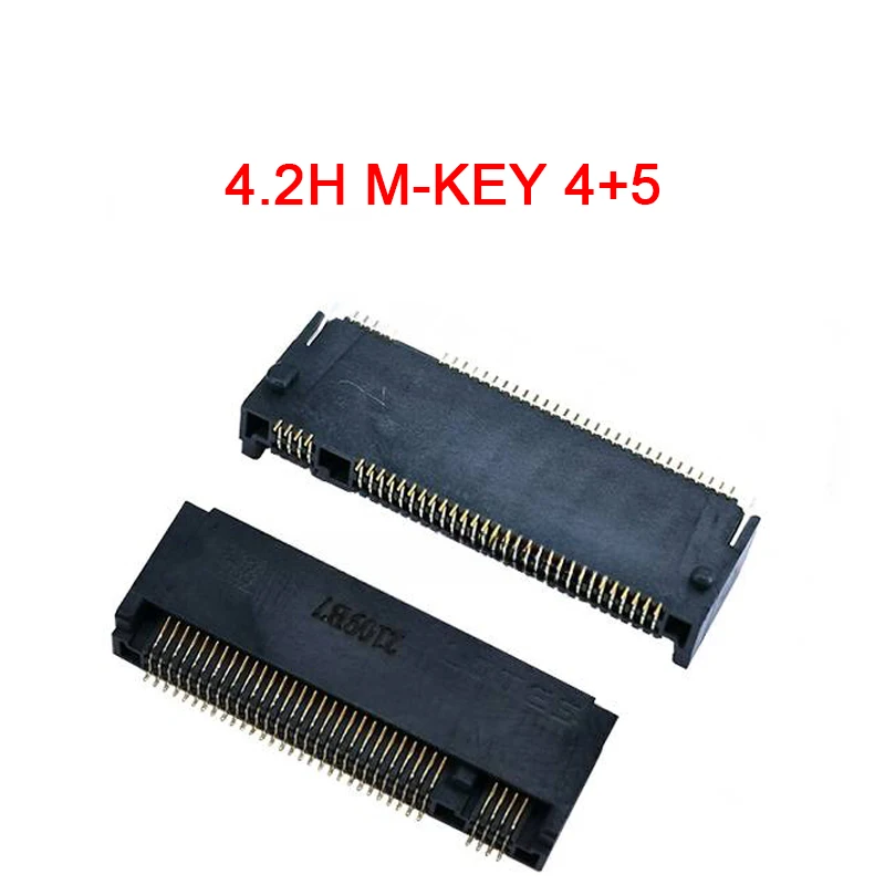 M2 SSD Adapter M.2 Connector 67P A B E M KEY NGFF Interface Socket SSD Socket H = 2.3 3.2 4.2 4.8 5.5 6.7 8.5 M.2 SSD Slot NGFF New, m2 to sata adapter, m2 ssd adapter