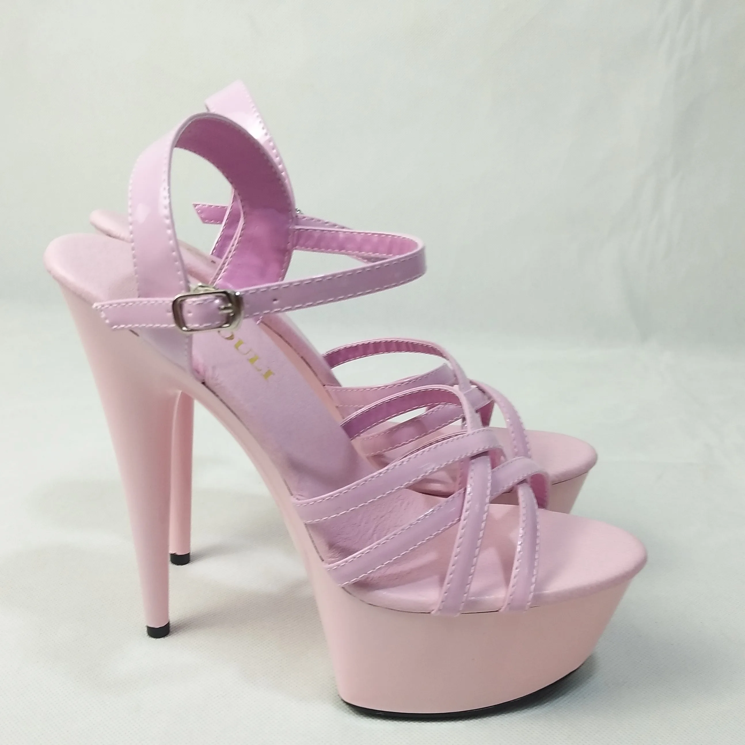 Fashionable 15cm high heels, sexy night club model stage performance dance shoes