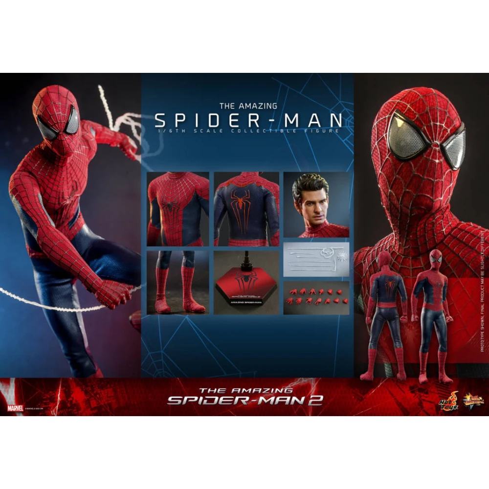 

Hot Toys MMS658 Spider-Man The Amazing Spider Man 2 1/6 Garfield The Amazing Anime Figure Model Collecile Action Toys