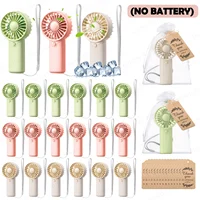 Lot de 10-30 mini-ventilateurs portables à piles pour mariage, avec cartes de remerciement, idéal pour les fêtes et événements 1