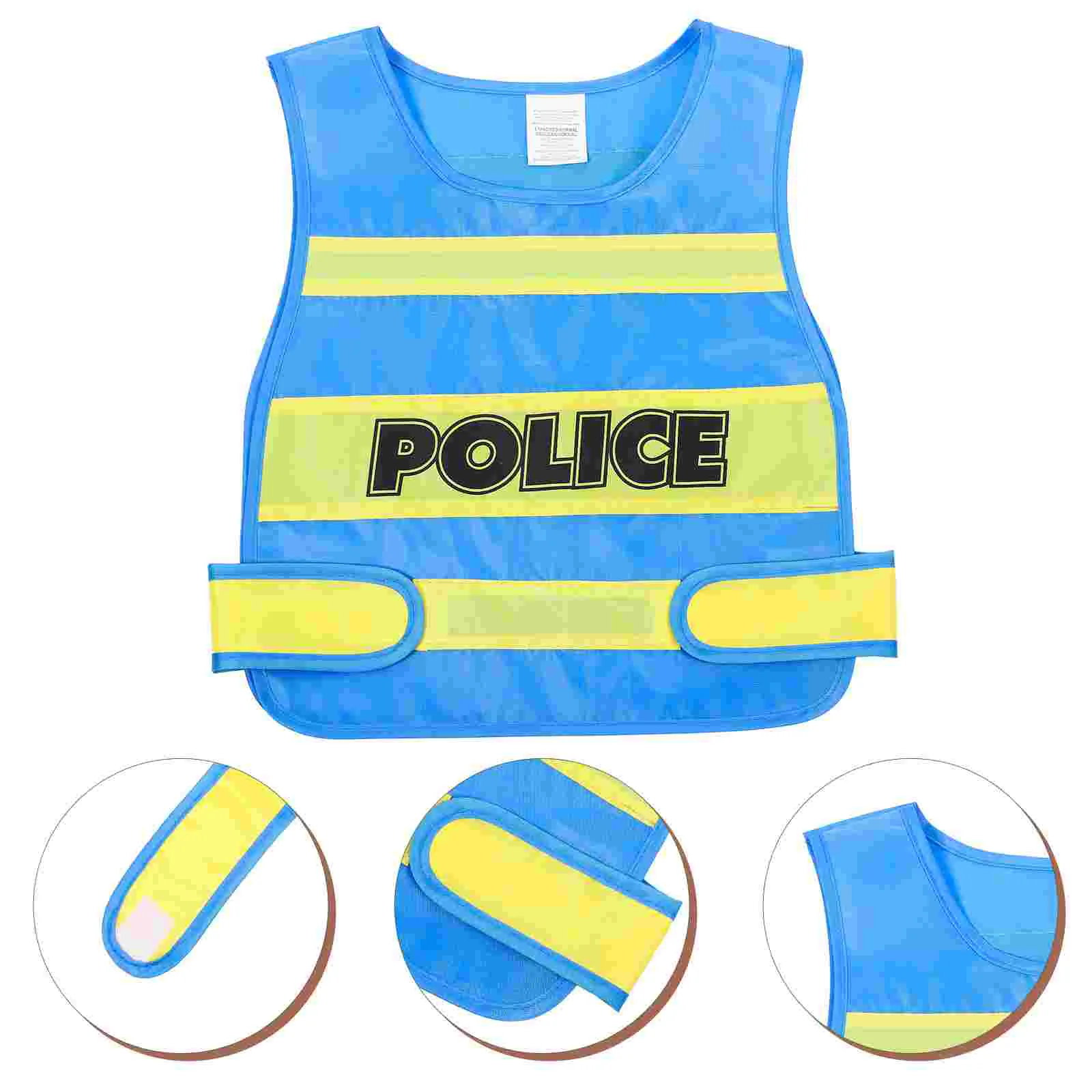 Police Costume Toddler Cosplay Vest for Boys Kids Clothing Makeup Props Children Fabric