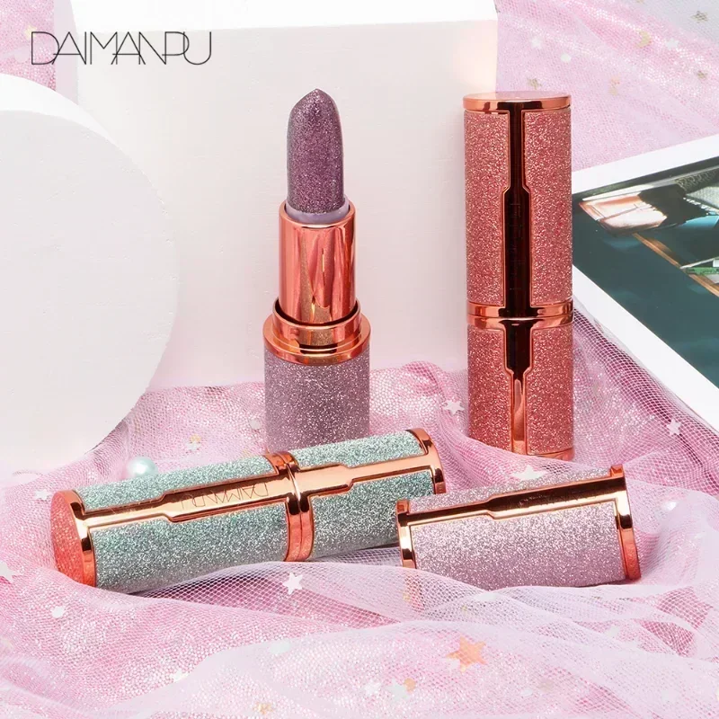 Glitzer-Lippenstift-Set In Pink – Feuchtigkeitsspendend, Langanhaltend & Wasserfest