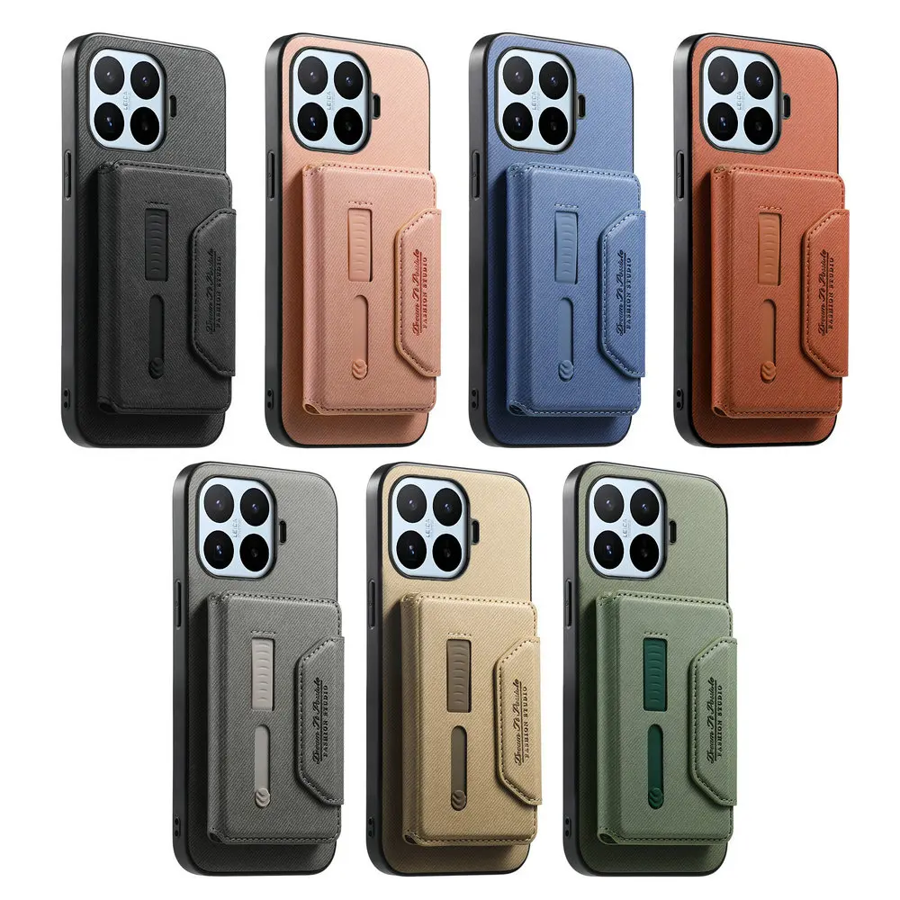 Premium Detachable Leather Wallet Magnet Case 5G Compatible