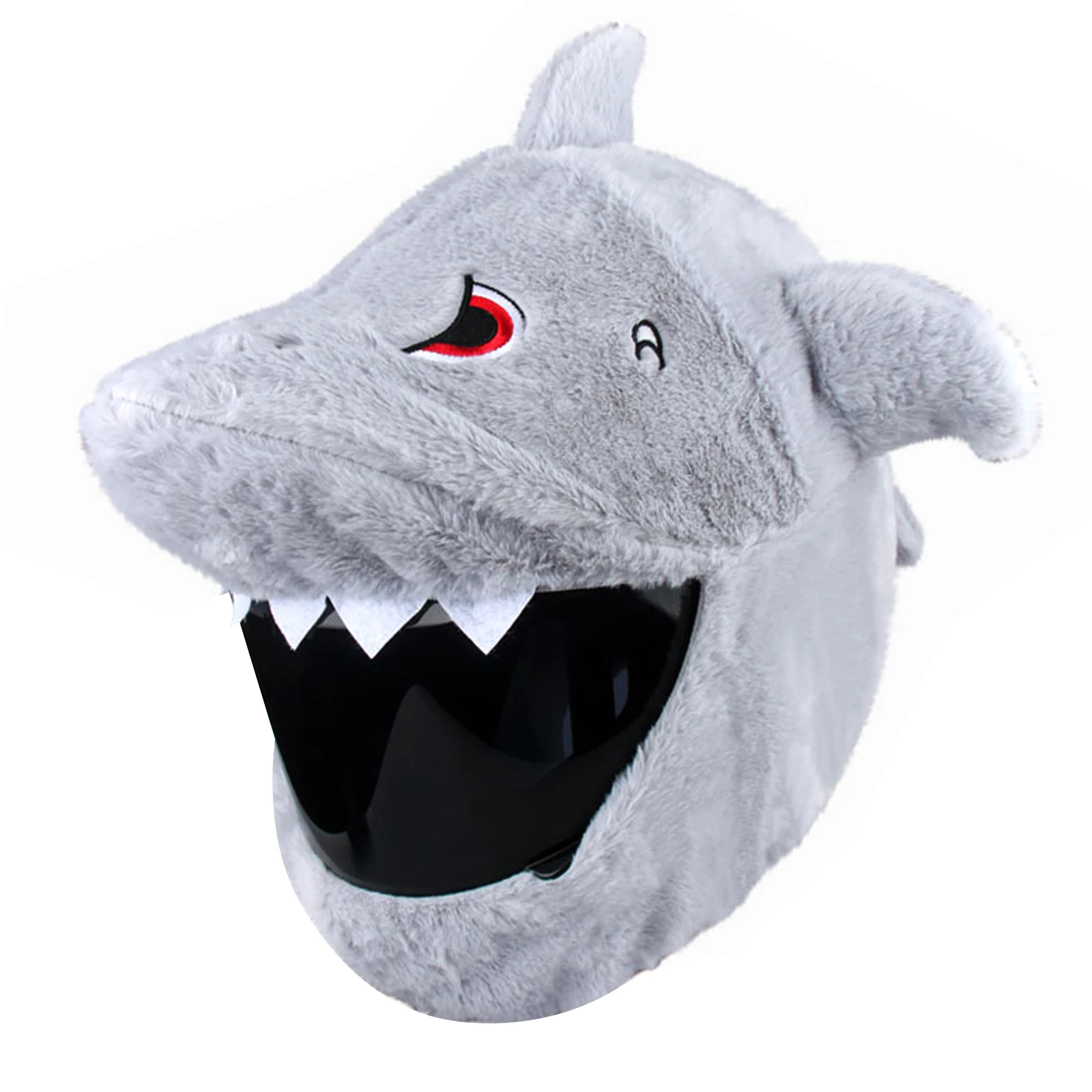 

Motorcycle Helmet Cover Funny Cartoon Plush Full Face Covers Rabbit / Goat Motorbike Helmet Headgear For Moto Headgear Accessory