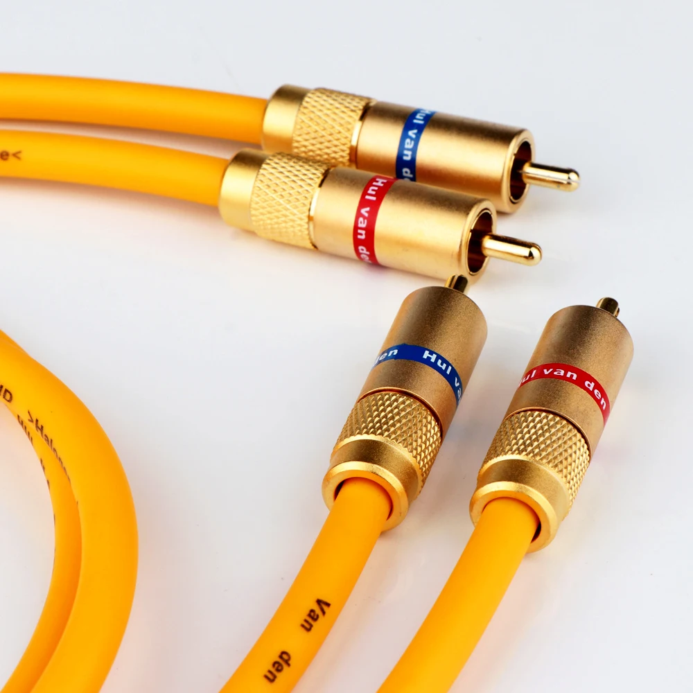 PairVanDenHulRCAAudioCableAudioVideoExtendSingleCableVDH