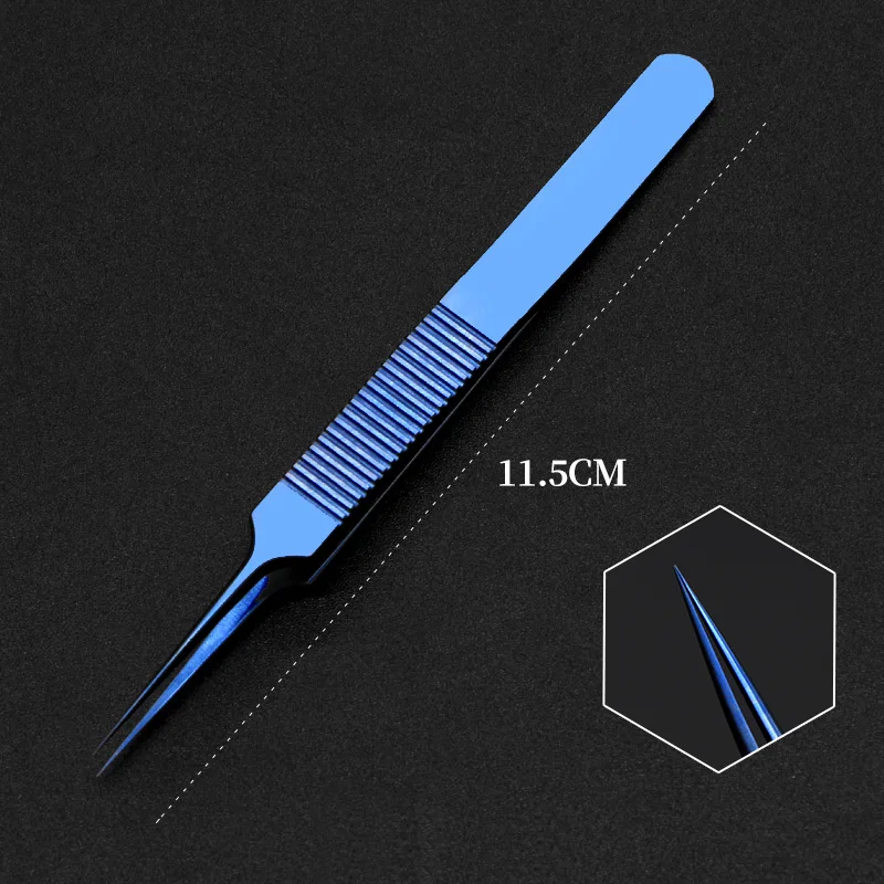 Fue Hair Transplant Tweezer Forceps Titanium Hair Transplant Implanter Tweezers 1PCS