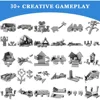 Modular  Play Couch, 20PCS Kids Modular Couch for 4 ,  Couch for Playroom, Modular Kids Couch for Boys and Girls 2
