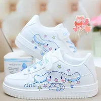 Sanrio hello kitty girls sneakers flat kuromi casual shoes spring and autumn student running shoes cinnamon board shoes