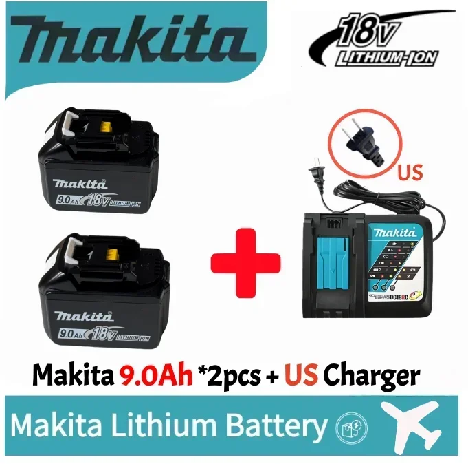 9.0Ah x 2-US Charger