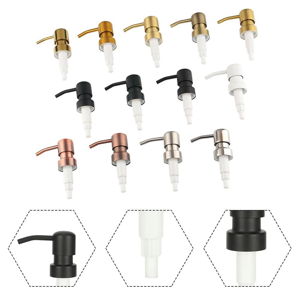Soap Dispenser Liquid Soap Dispenser Pump Lotion Pump Head Stainless-Steel Bathrooms Accessory soap dispenser soap pump soap dispenser head