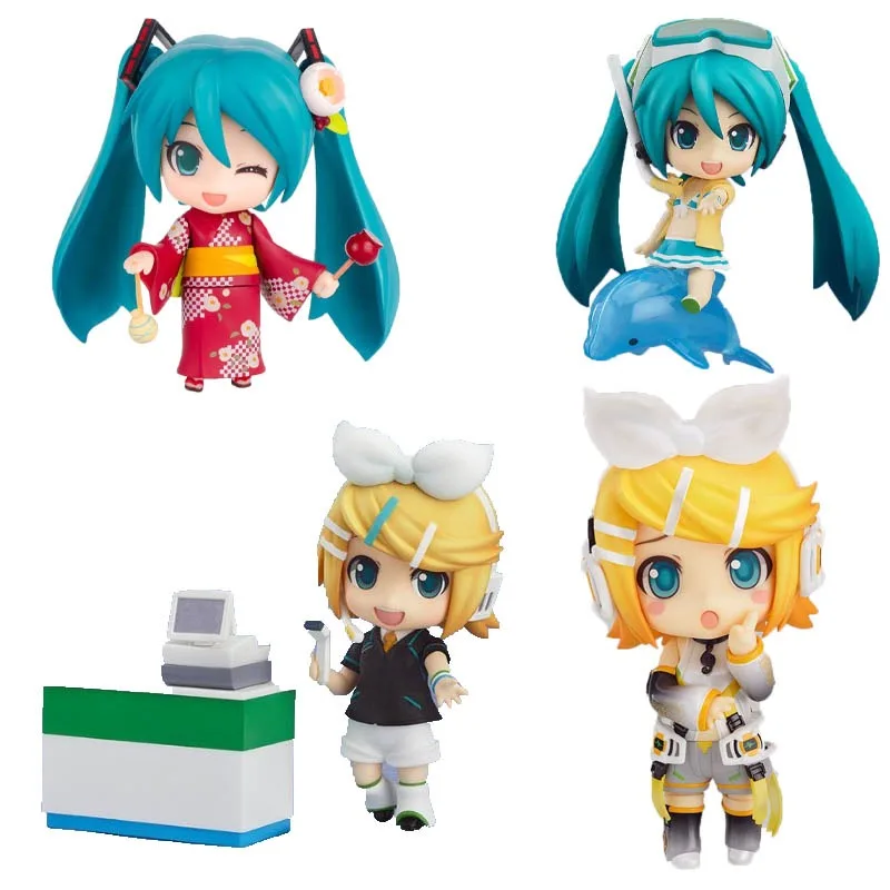 

GOOD SMILE NENDOROID VOCALOID Hatsune Miku 333 339a Kagamine Rin 340 301 Anime Figure Model Collecile Action Toys