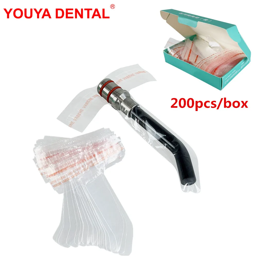 200pcsboxDentalCuringLightTipsCoverDisposableLightGuide