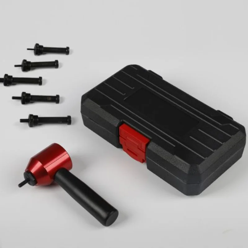 26Pcs Rivet Nut Drill Adapter M3 M4 M5 M6 M8 Metric Mandrel Rivet Nut Thread Insert Aluminum Drill Attachment Tool Set