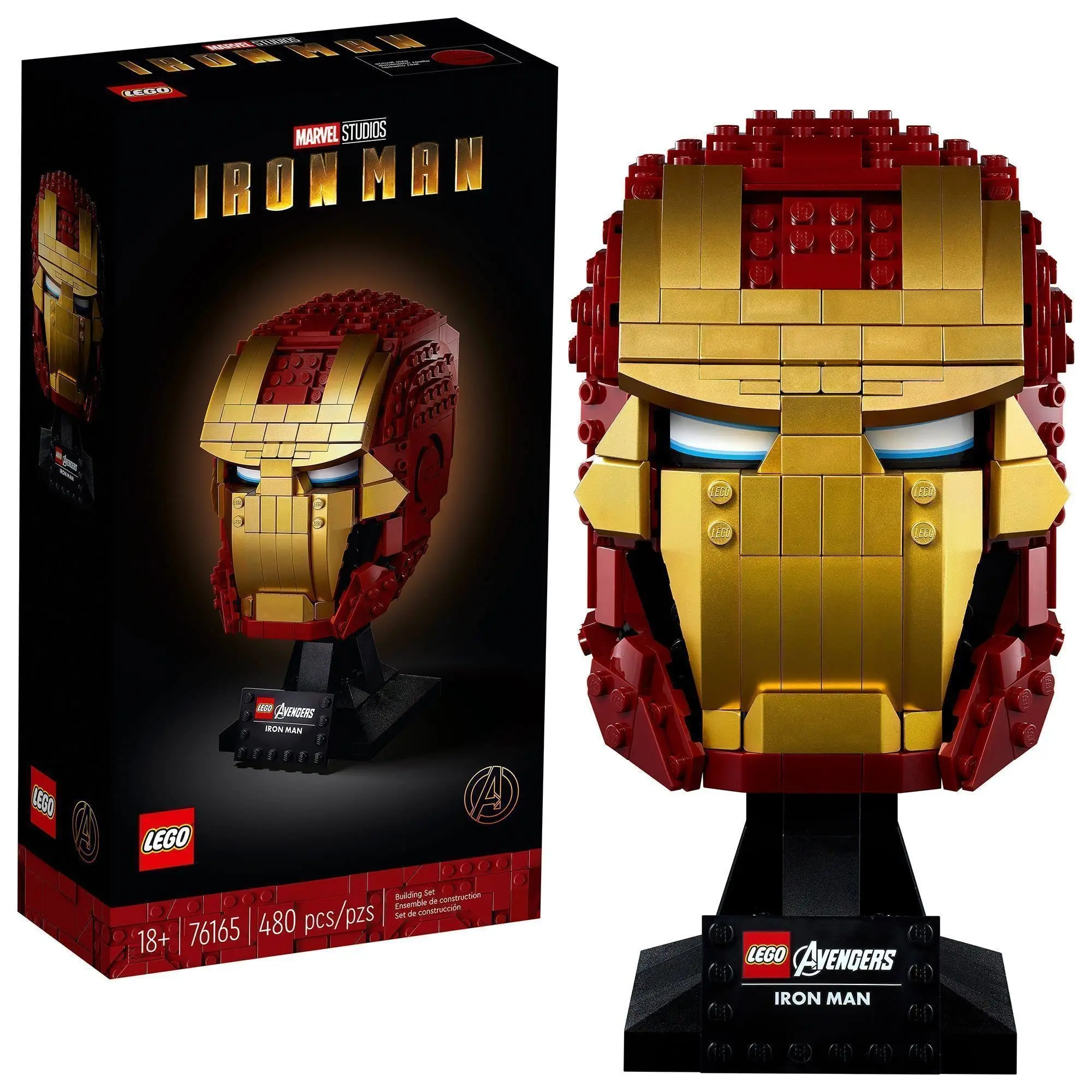 Lego Marvel Super Heroes Iron Man Helmet for Children Building