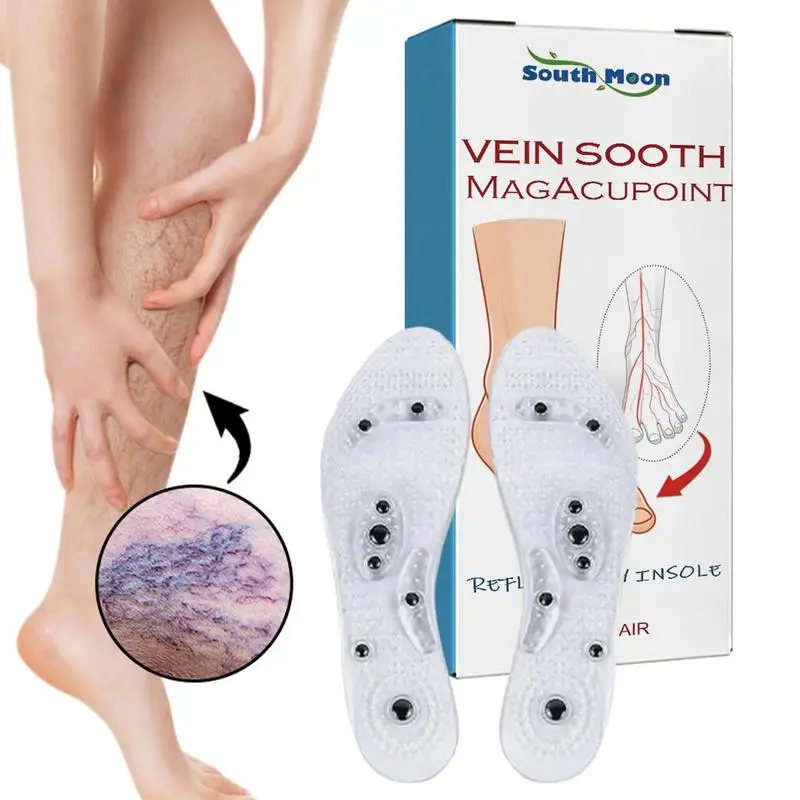 

Massaging Insoles For Men 1 Pair Foot Arc Support Relaxing Insoles With Magnets Footcare For Women Footwear Accessories For
