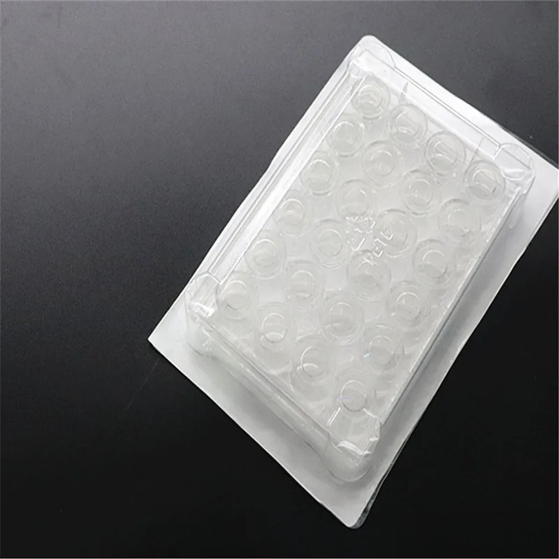 6 Well 24Wells Glass Bottom Cell Culture Plate 1/Pk