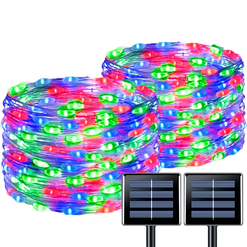 รูปสินค้า ไฟโซลาร์ LED 8 โหมด กันน้ำ ประดับสวน
