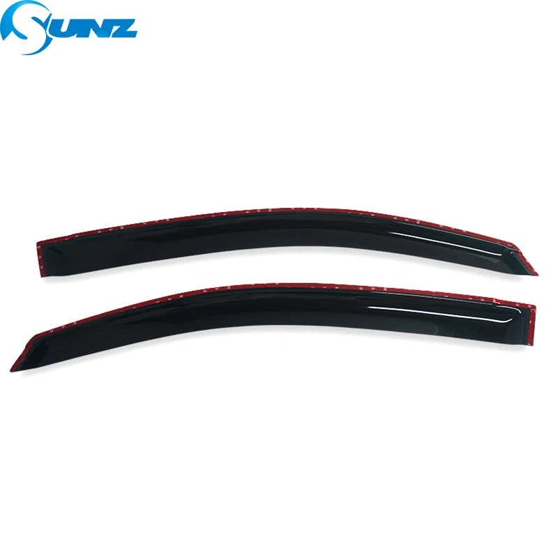 Window Visor Vent Awnings Rain Guard Deflector Shelters 2pcs For VW Volkswagen Caddy 2005-, car window visor,car window deflectors