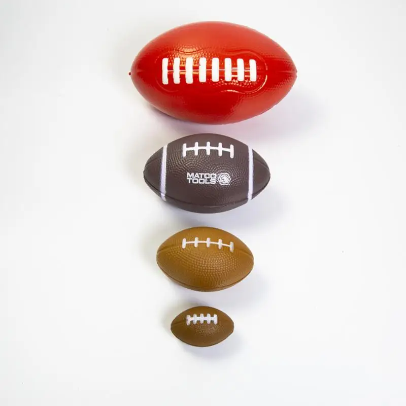 

New Foam Rugby Balls for Children Game Ball Small American Football Child Toys Footballs Anti-stress Rugby Soccer Squeeze Ball