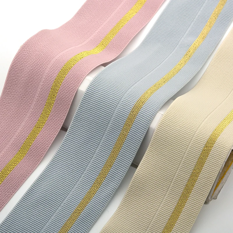 

High Elastic Ribbed Double Fold Binding Elastic Band Clothing Accessories DIY Sewing Pants Skirt Waist Elastic Band