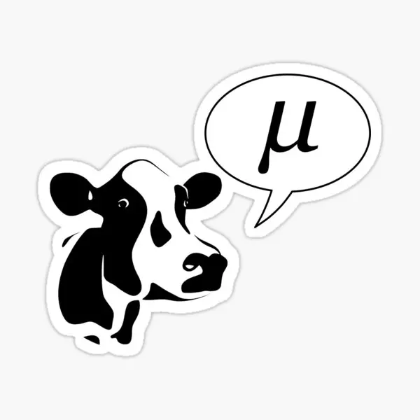 

Наклейки Scientific Cow Go Mu 5 шт. для мультяшного автомобиля, комнаты, дома, аниме, окна, Декор, бутылки для воды, искусство, ноутбук, забавная Милая стена