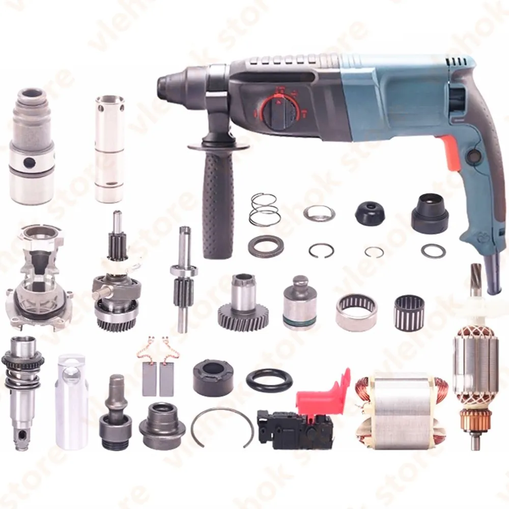 Martello Rotante Sostituire Per Bosch Gbh 2-26Dre 2-26 Gbh2-26Dre Di Ancoraggio Di Ancoraggio Statore Interruttore Portautensili Pistone Albero Mandri