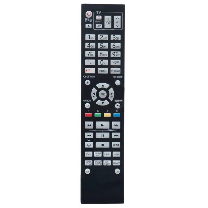 Telecomando Muslimex Per Panasonic Blu-Ray Disc Dmp-Ub900 Dmp-Bdt700 Dmp-Ub900Gn Dmpub900 Dmpbdt700 Parti Del Lettore Dvd
