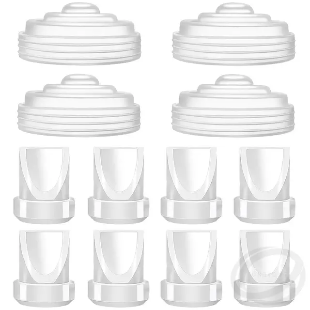 ชุดวาล์วปากเป็ด 8 ชิ้น ชุดไดอะแฟรมซิลิโคน 4 ชิ้น ใช้ได้กับเครื่องปั๊มนมไฟฟ้า Momcozy M5 ช่วยเพิ่มประสิทธิภาพการปั๊ม 1