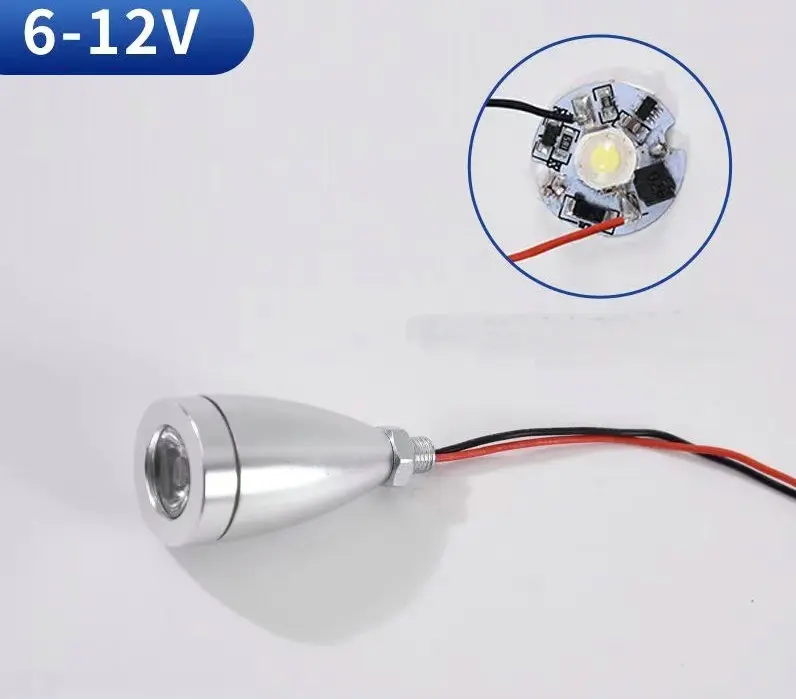 

220V DC3-5V DC6-12Vfor Books in Bed, Bedroom Wall Mounted LED Reading Lamp, 3W 200Lm