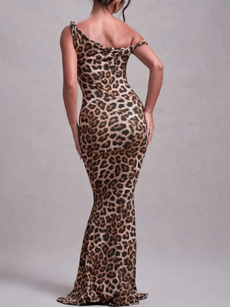 Women Elegant Off Shoulder Evening Dress