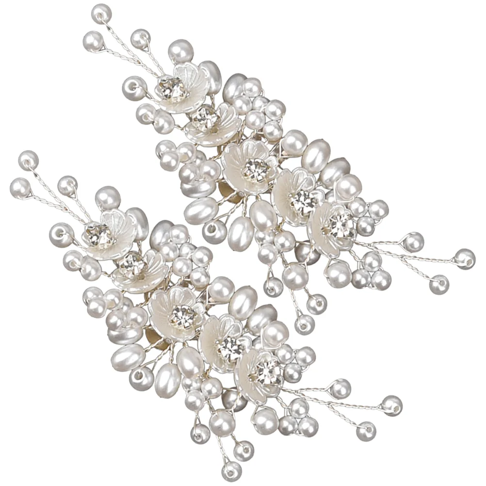

Pearl Flower Buckle Bridal Shoe Clips Metal Emerald Decoration Alloy Accessories