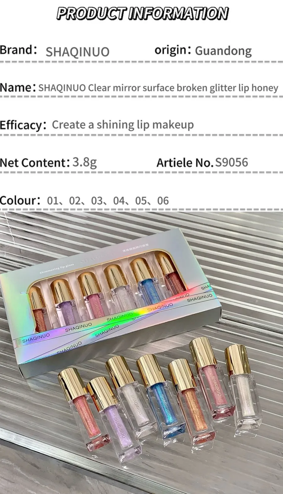 3d Diamant Pink Schimmer Lipgloss Mit Metallic Glanz Effekt_voghion.com