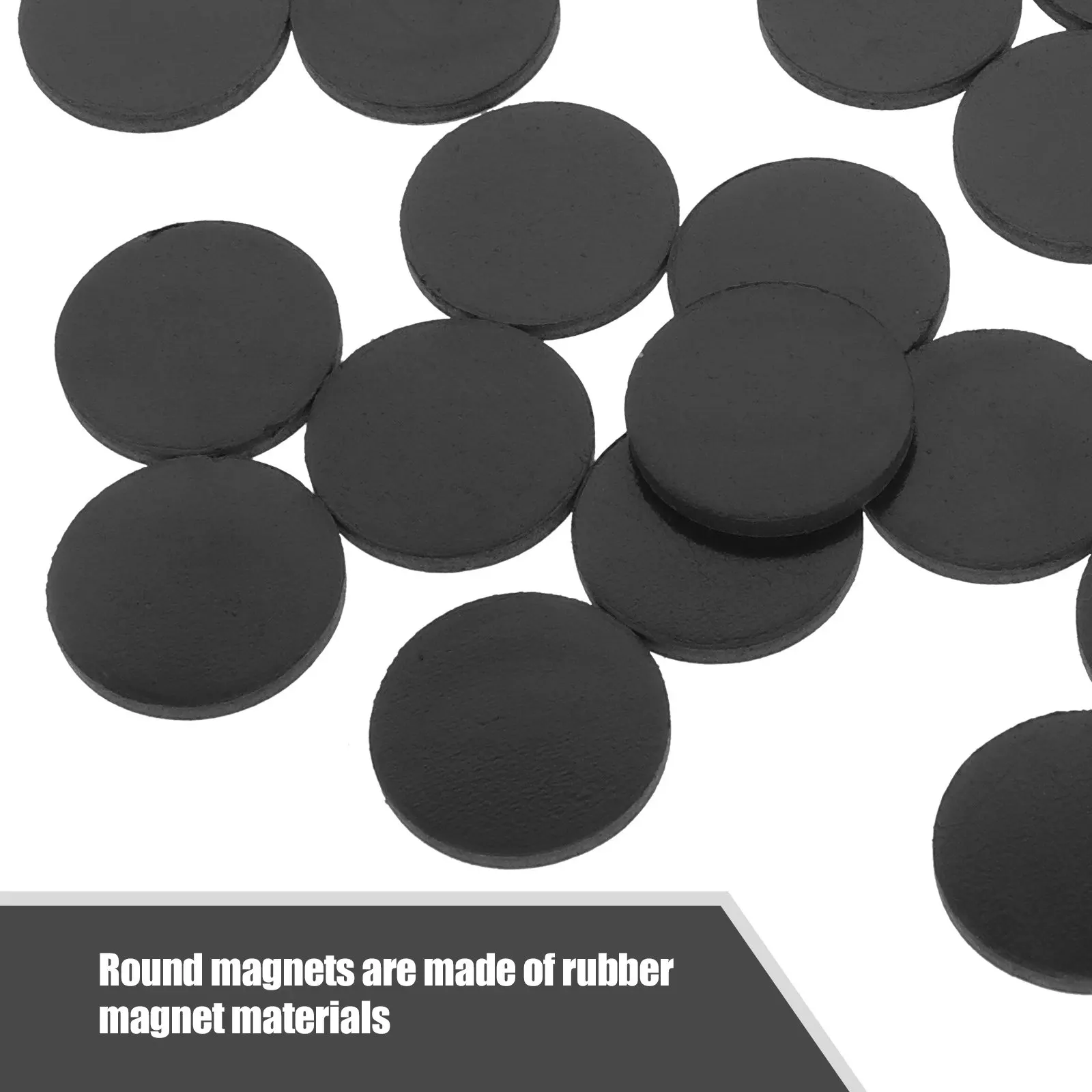 냉장고 공예 용품 과학 실험용 접착식 자석 원형 디스크 100개