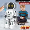 RC Robot Toy Gesture Sensing Programmable Interactive Music, Dance, Intelligent Remote Control Robot Christmas Birthday Gift 1