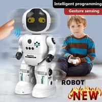 RC Robot Toy Gesture Sensing Programmable Interactive Music, Dance, Intelligent Remote Control Robot Christmas Birthday Gift 1