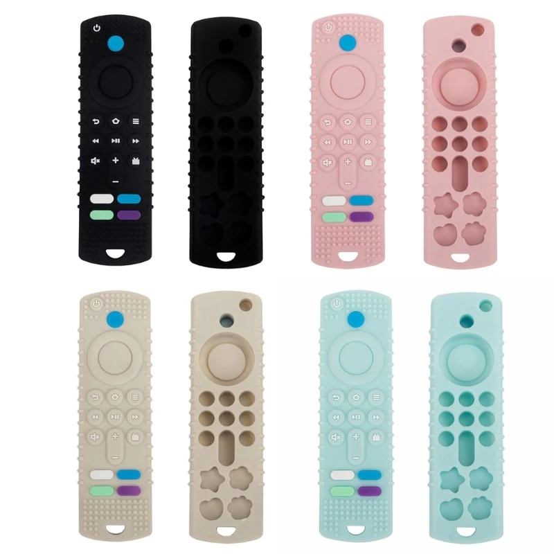 

Teething Pain-Relief Toy for Toddler Baby Remote Control Silicone Teether
