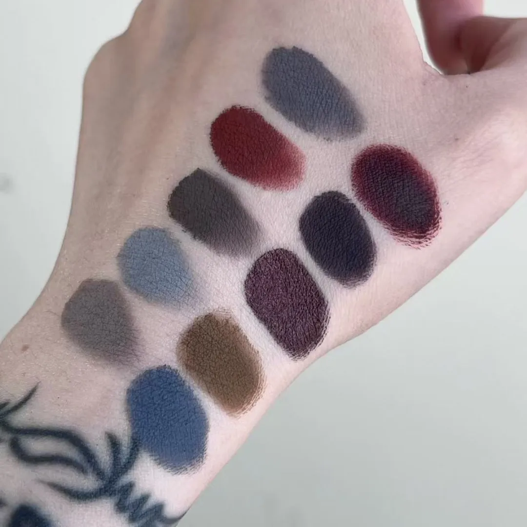 Shellwe Makeup Misty Spirit All Matte Eyeshadow Palette Ten Color Full Matte Eye Shadow Disk eye shadow eye shadow plate