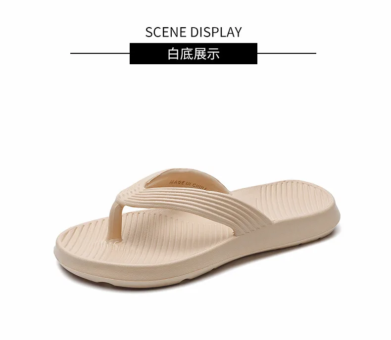 Elegante Herren-Flip-Flops, Damen-Sommer-Flip-Flops für Strandpaare, neue dicksohlige Outdoor-Sandalen, rutschfeste Damen-Hausschuhe – Detail 14