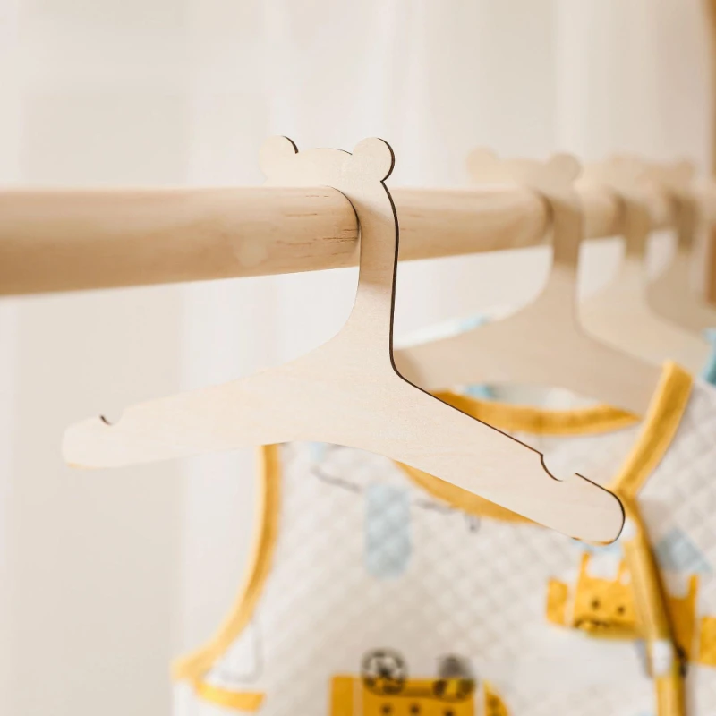 clothes hanger 10pcs portable children coats storage hanger closet organizer baby hangers display windproof kids