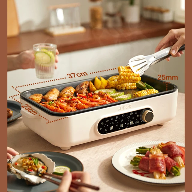 Household Smokeless Grill Indoor Barbecue Pan Electric Baking Pan Grilled  Fish Barbecue Pot Electric Oven Barbecue Machine - AliExpress