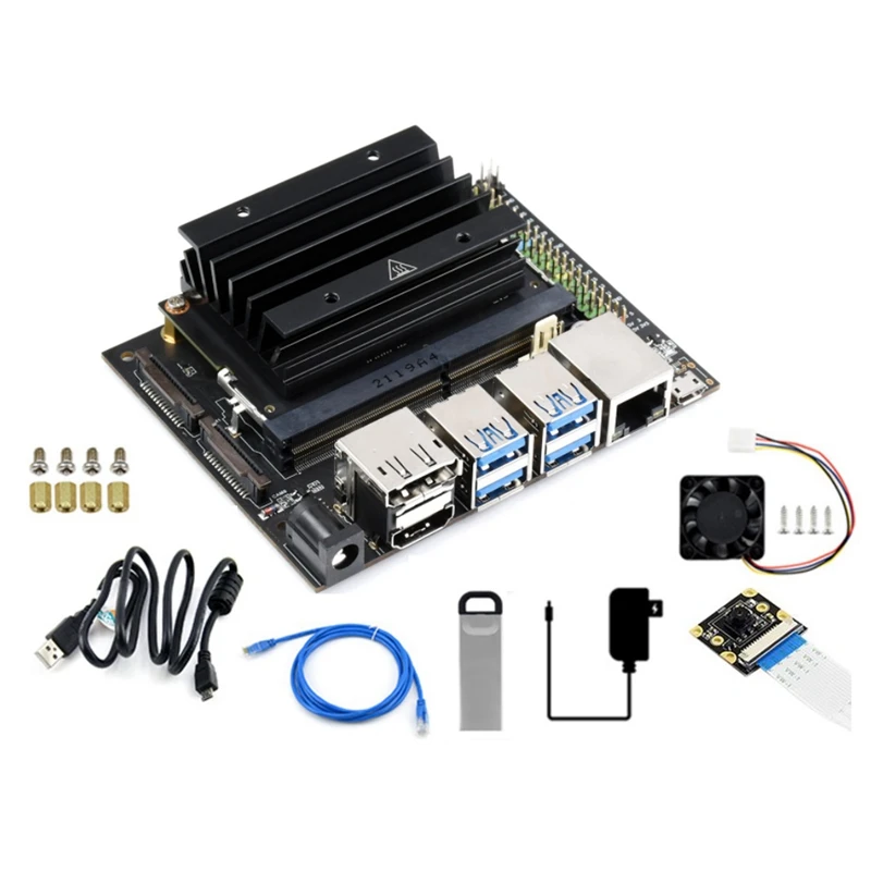 ο Jetson Nano 4GB  ŰƮ AI ΰ    ð  + IMX219-77 ī޶