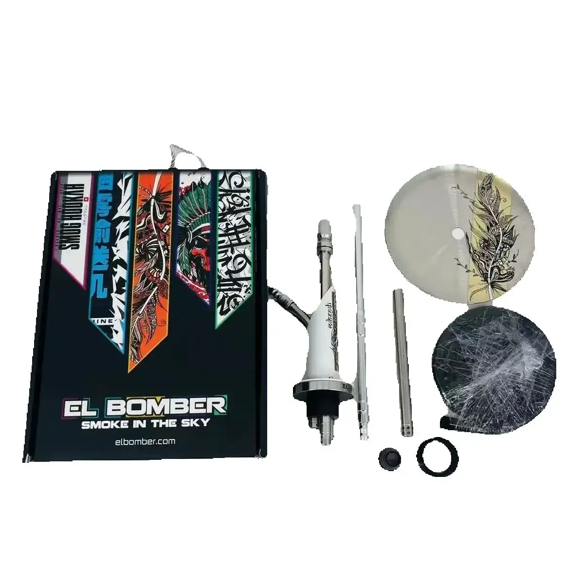 Stainless Steel Hookah Accessory Arabic Shisha Pipe Gift Box