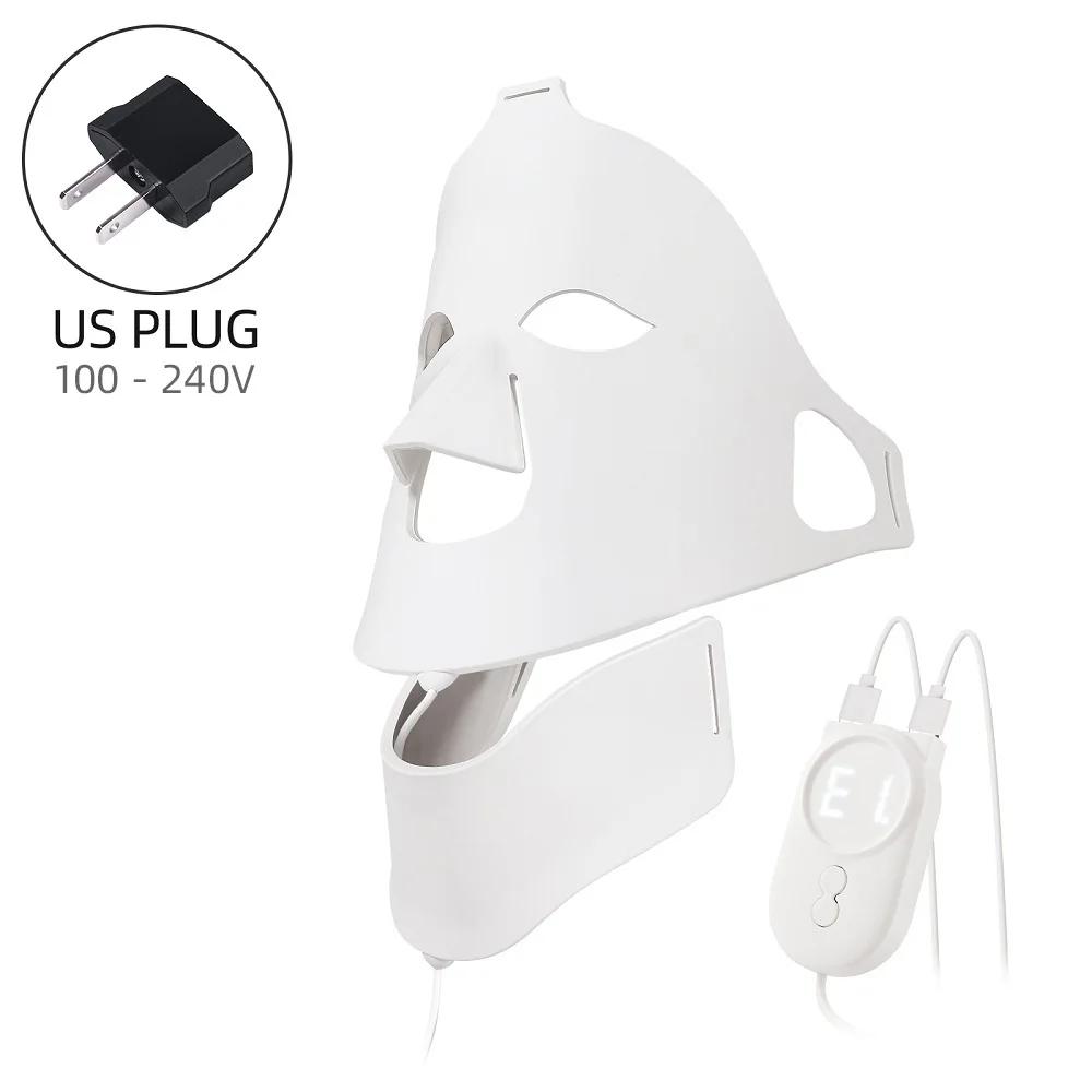 Foreverlily Face Neck Silicone LED Mask 7 Colors LED Light